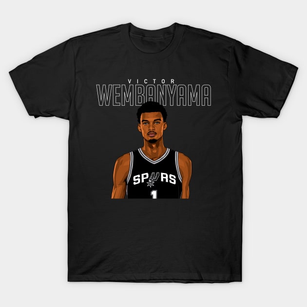 VICTOR WEMBANYAMA T-Shirt by origin illustrations